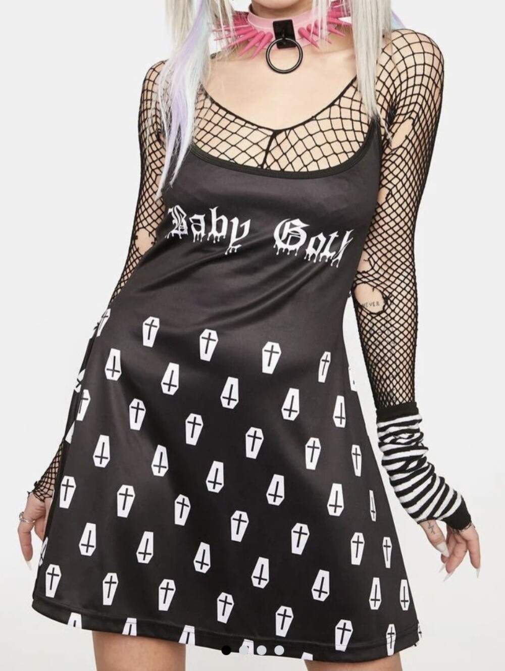 Too Fast Baby Goth Coffin Dress